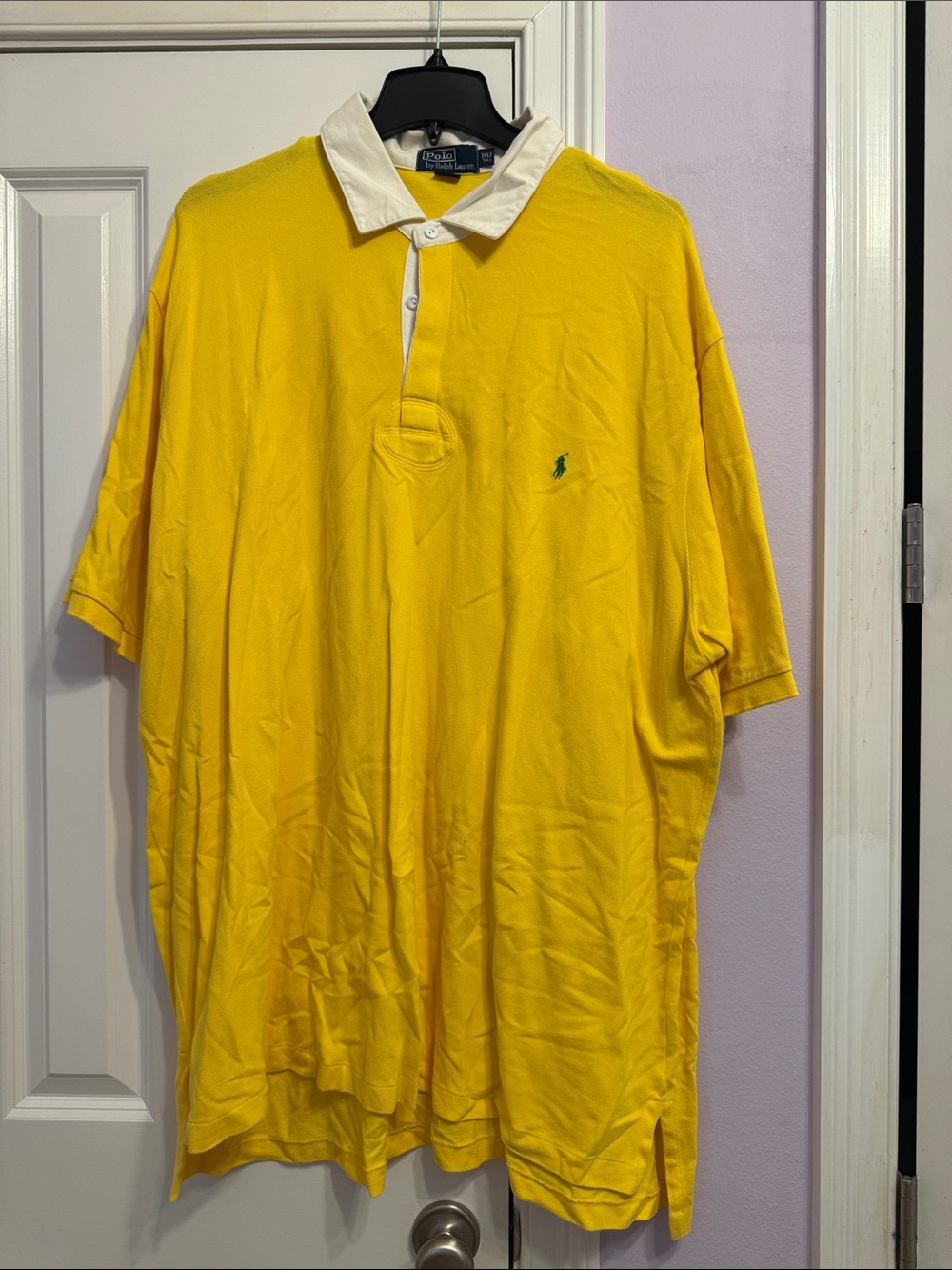Polo by Ralph Lauren Yellow Polo with White Collar